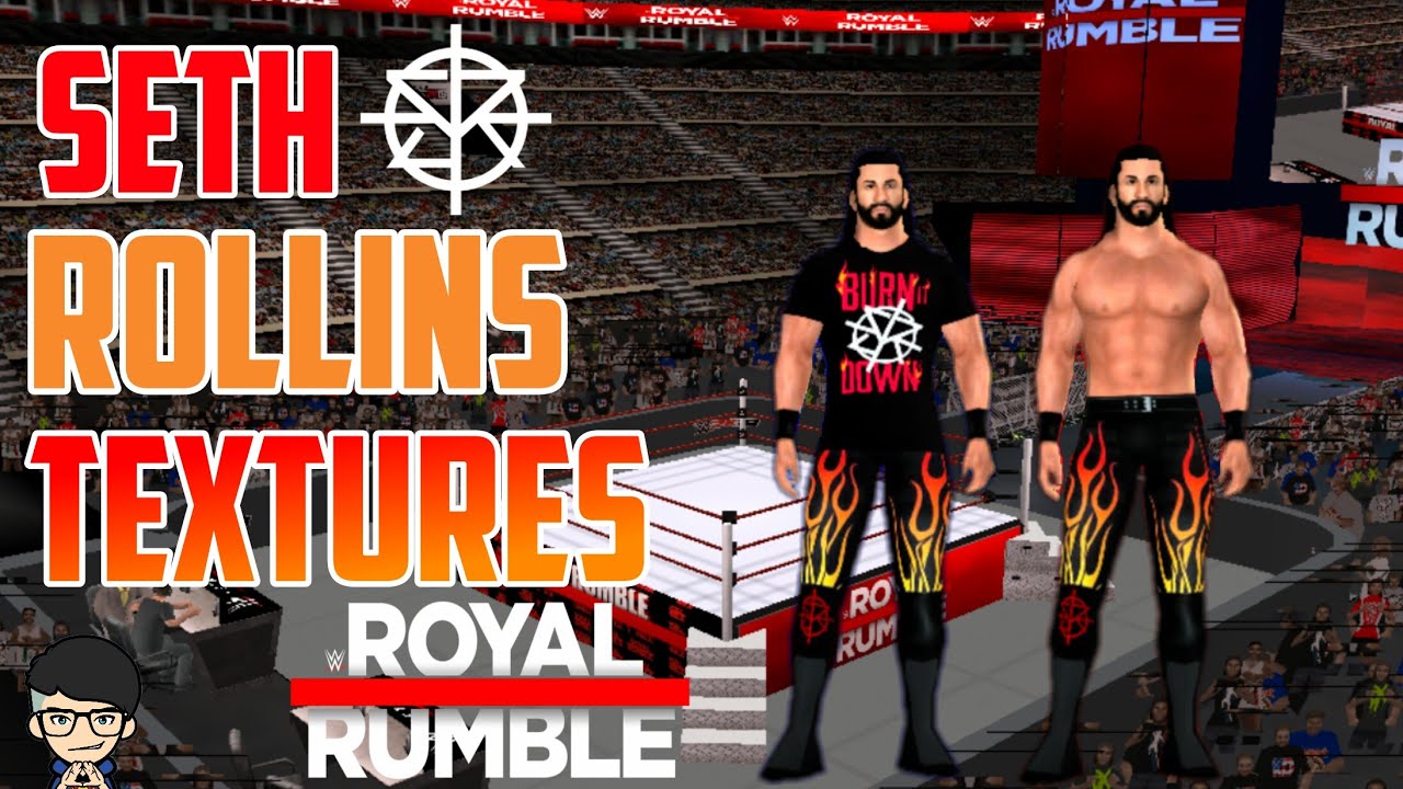 Seth Rollins 2018 Royal Rumble Attire Textures for wwe svr 2011/ 2k18