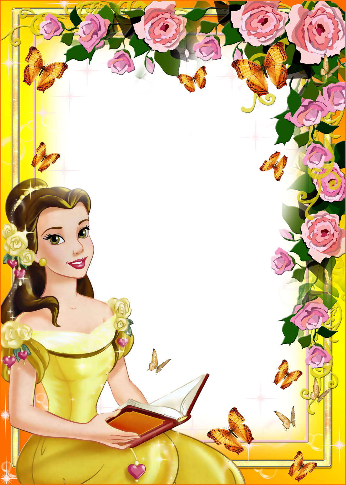 frames PNG fotos princesas disney #2 | Imagens para photoshop