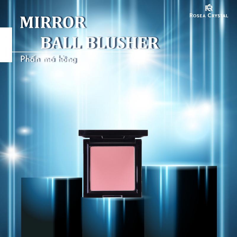 Phấn Má Hồng Rosea Crystal Mirror Ball Blusher A4001 – Tone Hồng Phấn