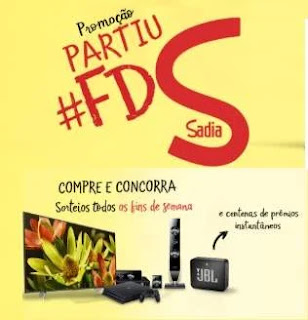 Promoção Sadia Prêmios Todo Final de Semana e Prêmios Instantâneos