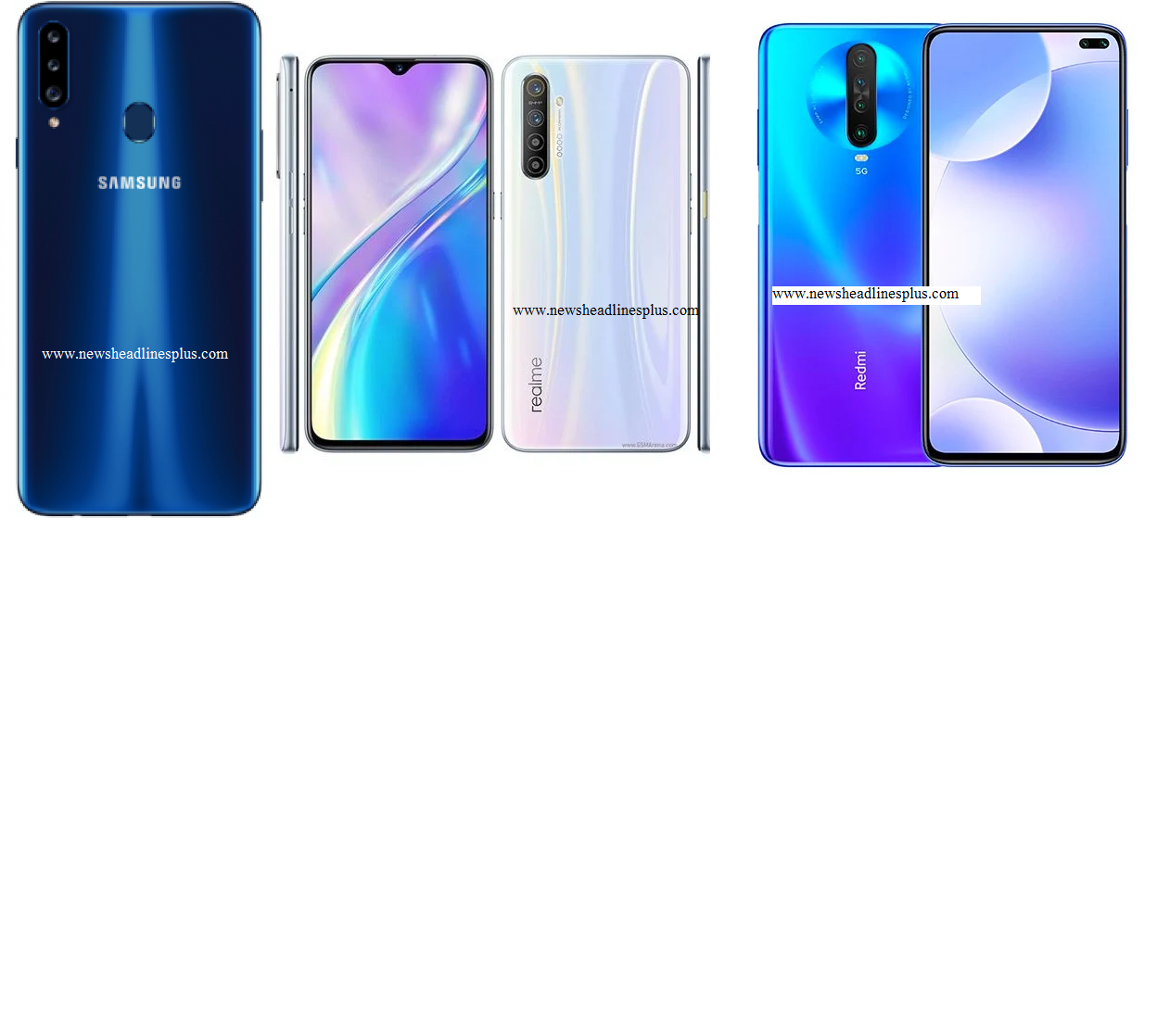 TOP 10 MOBILE SAMSUNG ,REALME, XIAOMI PRICE AND SPECIFICATION