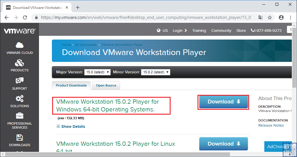 vmware workstation player 64 bit free download