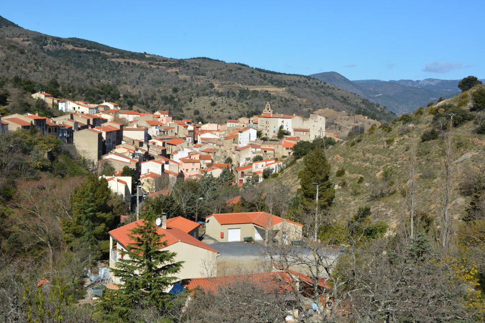 lesdanjean Caramany le tour du lac du barrage de l'Agly 1 avril