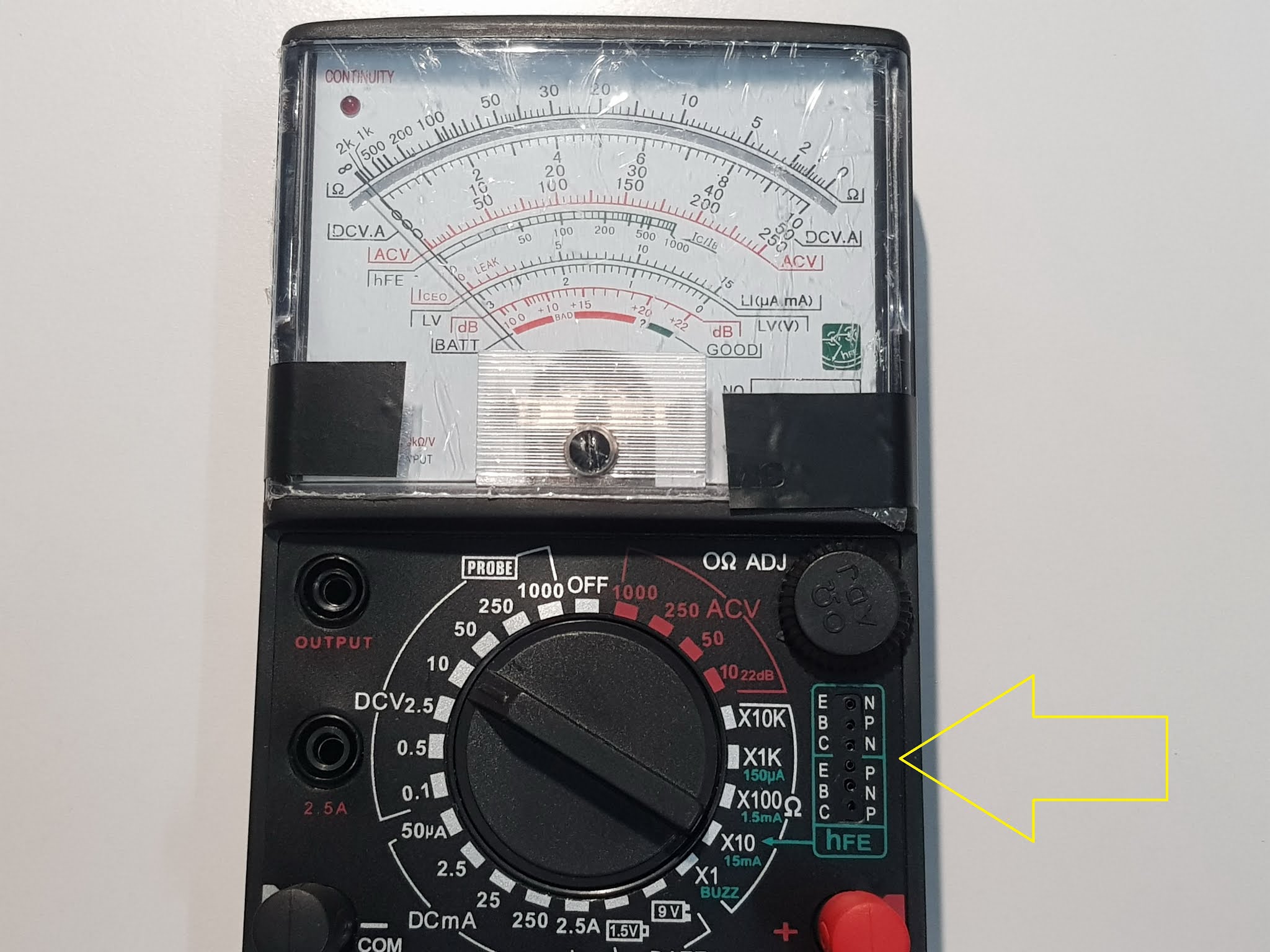 30 Multimeter use how test electronic with a multimeter : How to test a transistor good or bad condition with hFE test