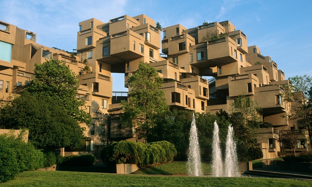 Montreal’s 1967 Expo, Habitat 67; an attempt to balance cold geometry