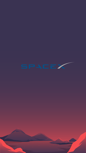 Spacex logo wallpaper mars 4k for mobile phone