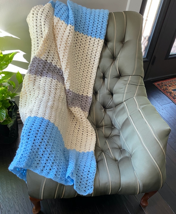 HAND MADE RUKODELKY A Simple Lap Blanket Or Scarf/Shawl/Poncho