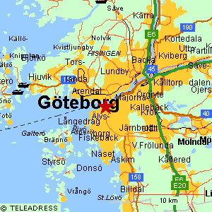 Karta över Göteborg Kommun bild | Karta över Sverige, Geografisk