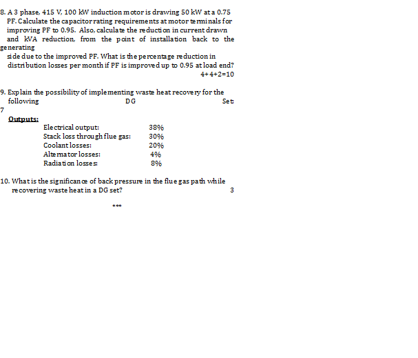 TEZPUR UNIVERSITY (TU/CODL) SEMESTER END DRE 203 ENERGY EFFICIENCY IN