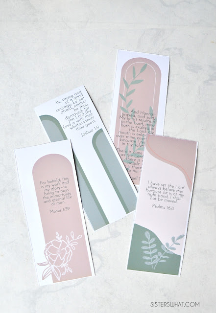 old testament scriptures bookmarks printables