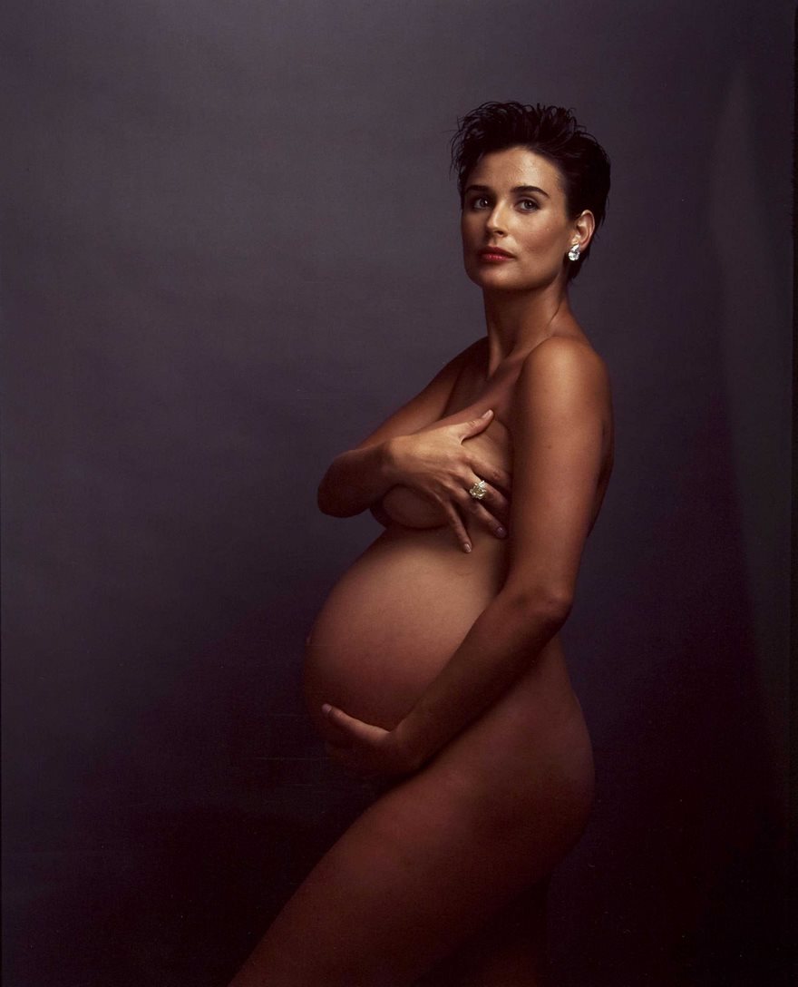 #92 Demi Moore, Annie Leibovitz, 1991 - Top 100 Of The Most Influential Photos Of All Time #92 Demi Moore, Annie Leibovitz, 1991 - Top 100 Of The Most Influential Photos Of All Time