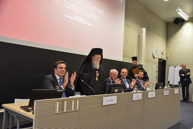 Βαρυσήμαντη ομιλία του Οικουμενικού Πατριάρχου στο Ευρωπαϊκό Κολλέγιο
