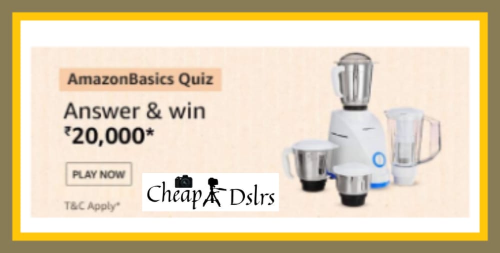 Amazon Basics Quiz Answers Win – Rs.20000 Pay Balance Amazon Basics Quiz Answers Win – Rs.20000 Pay Balance