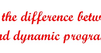 What are the difference between greedy method and dynamic programming - MRM
