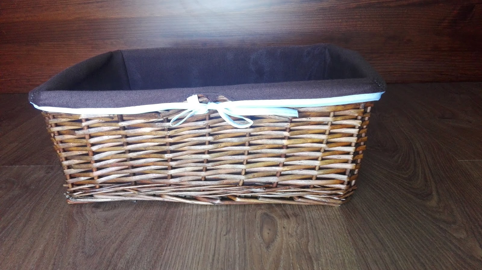 Handmade Love DIY cesto de vime para trocador de fraldas /DIY wicker