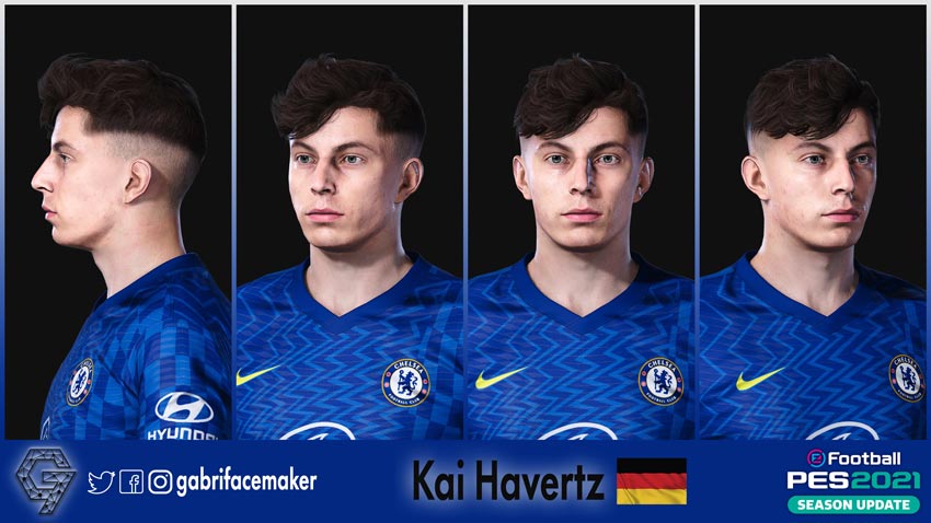 Kai Havertz Face For eFootball PES 2021