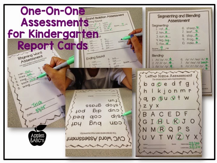 Kindergarten Report Card Kindergarten