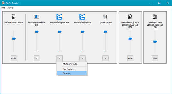 Enrutador de audio para PC con Windows