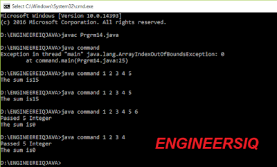 Create User-Defined Exception and Arguments passed through Command line ...