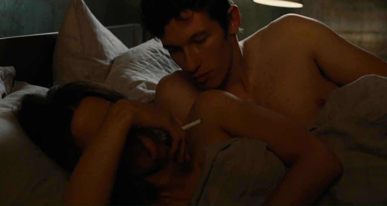 Callum Turner shirtless in The Only Living Boy In New York.