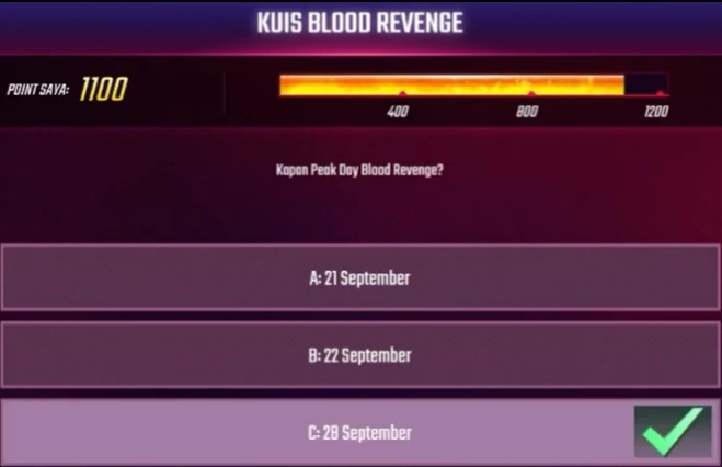 Pertanyaan Dan Jawaban H 4 Kuis Blood Revenge Free Fire Sepatantekno