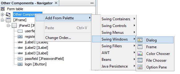 How To Create A Login Frame With Create New Id Option In Java ...