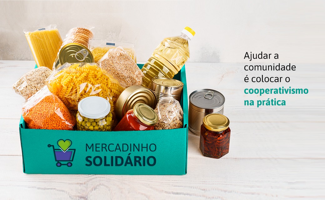 'Mercadinho Solidário' do Sicoob segue até segunda-feira (2); participe