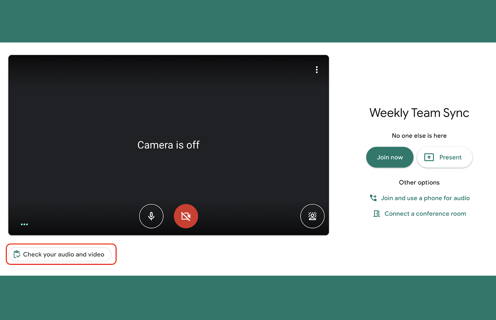 Google Meet Adds Green Room For Testing Video Before Joining Meetings LaptrinhX