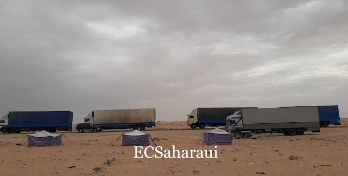 Centenares de saharauis «acampan» en El Gurguerat y la Minurso despliega sus soldados en la zona.