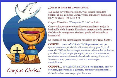 RELIZAR@TAN: ¿Qué es la fiesta del Corpus Christi?
