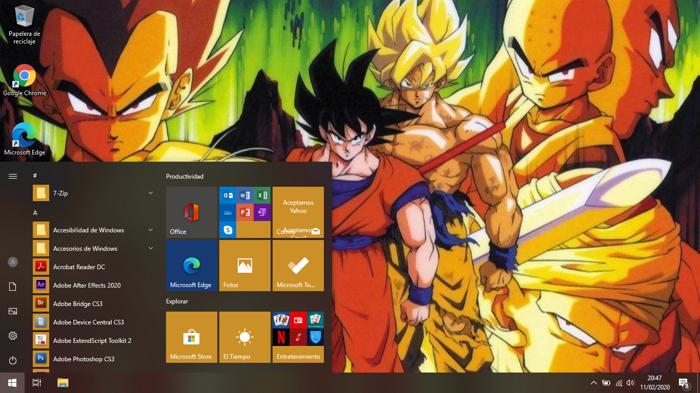 Dragon Ball Super Windows 11/10 Theme 