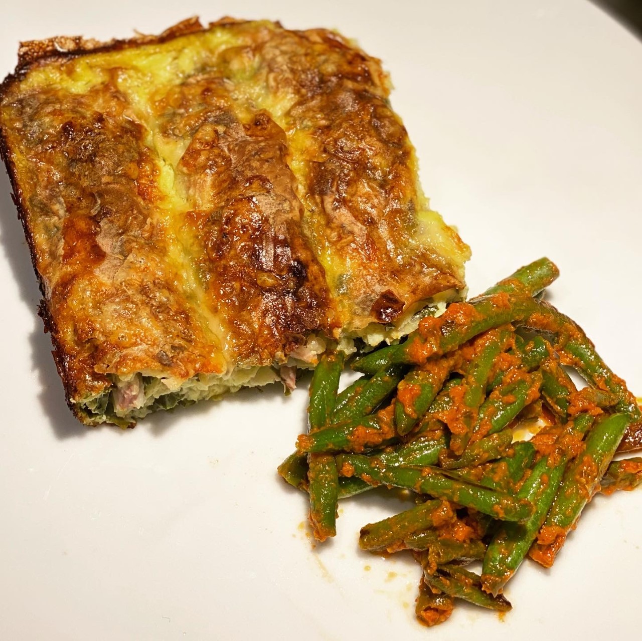 Ham, Egg and Spinach Filo Pie