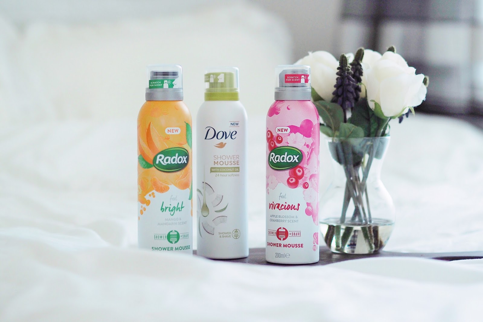 New Radox & Dove Shower Mousse Collections Penny A Unwin