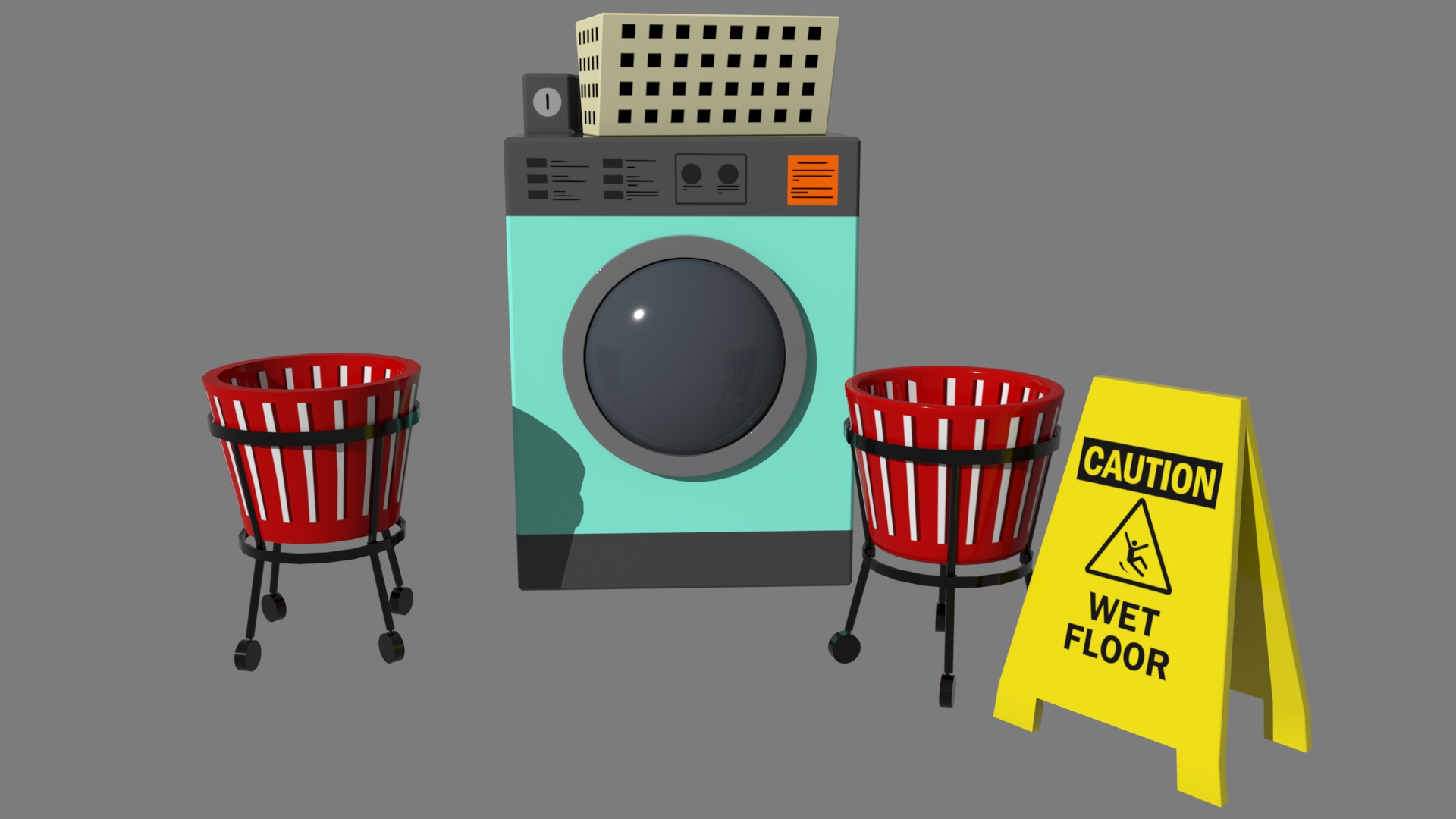 Laundromat Animation Process