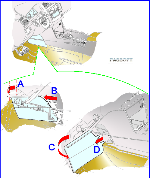 Passoft Touran: Guarnecido reposapies