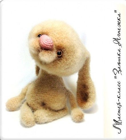 Заюшка Агнежка. Мастер-класс. Автор Светлана Перцева (Per4ik). Игрушка вяжется без каркаса.