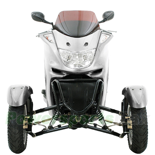 Modifikasi Sepeda motor 2 roda di depan