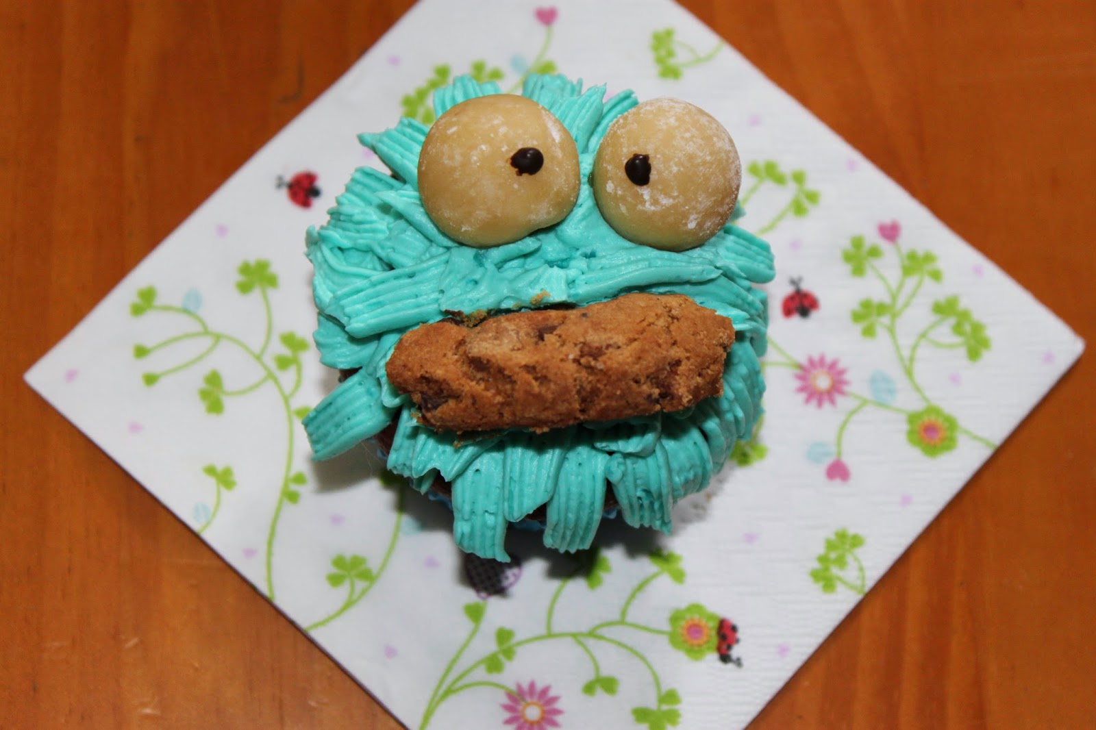 Krümelmonster Cupcakes | gebi