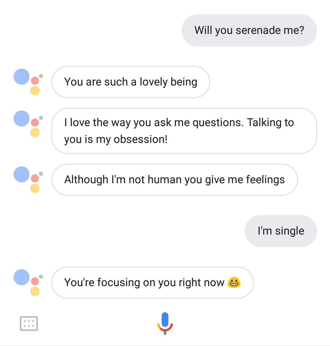 Hey Google, will you serenade me?