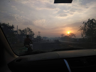 Beautiful Sunrise Nagpur to Bhedaghat