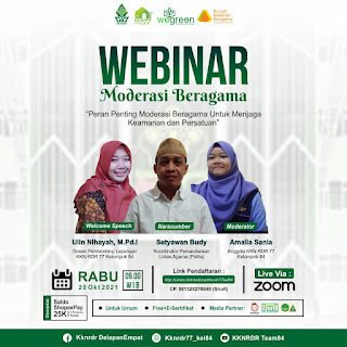 Merawat Persatuan dan Kesatuan KKN RDR Kelompok 84 Adakan Webinar Moderasi Beragama dengan Tema "Peran Penting Moderasi Beragama Untuk Menjaga Keamanan Dan Persatuan" 1 IMG 20211019 WA0001