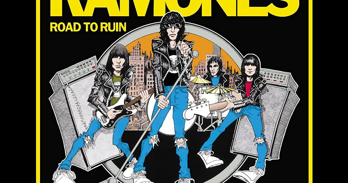 Ramones Road To Ruin T-Shirt - 100% Baumwolle, Punk Rock Design