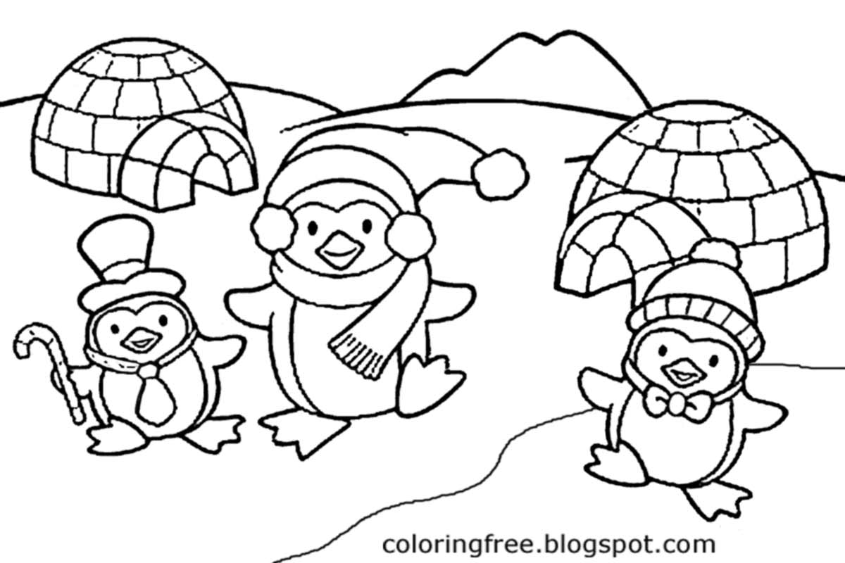 images of igloo for coloring pages - photo #26