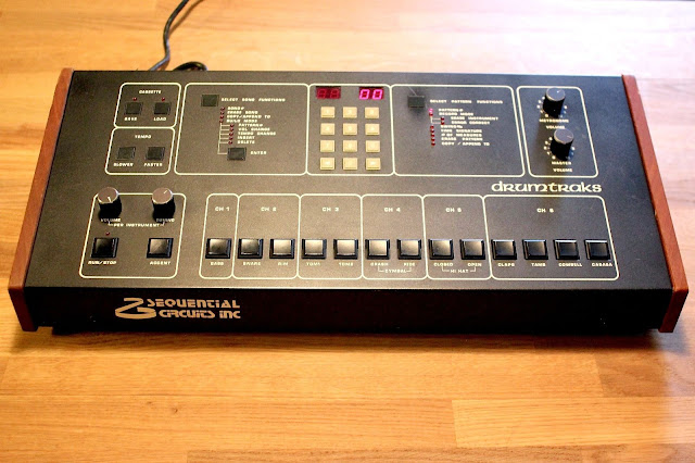 MATRIXSYNTH: Sequential Circuits Drumtraks - MIDI Drum Machine (1984)