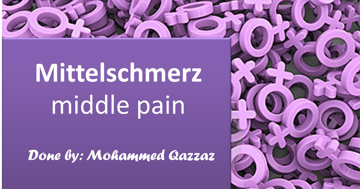 Mittelschmerz (middle pain)