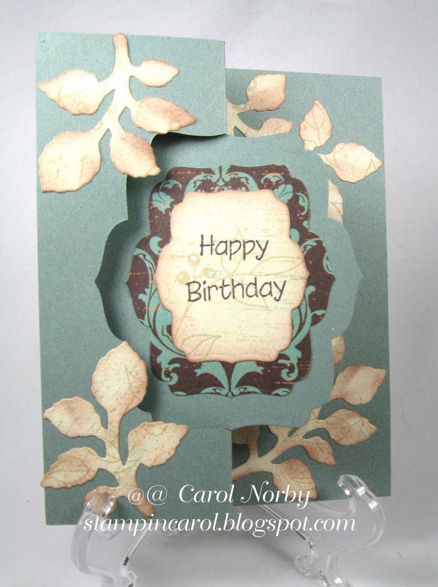 Stampin Carol Playing with my Big Shot and a Spellbinder Die Set