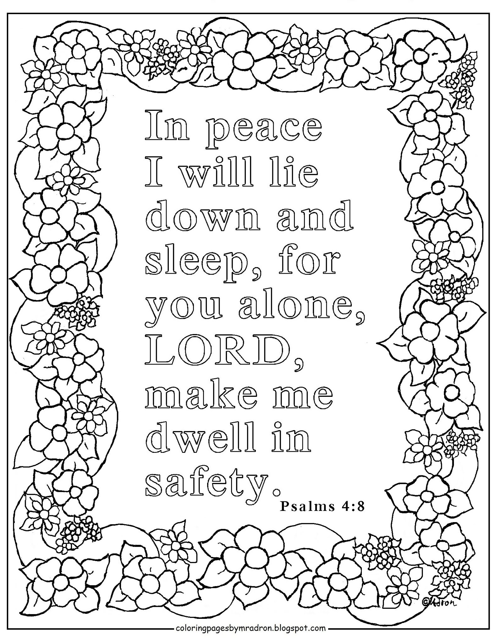 Free Printable Psalm Bible Verse Coloring Page My Xxx Hot Girl 