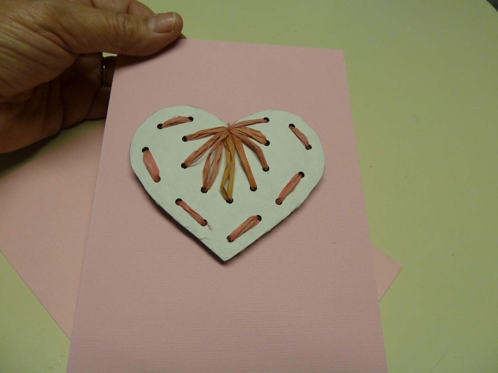 Make it easy crafts: Make a cardboard sewing Valentine’s Day card