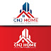 CNJ Home Buyers Real Estate Logo Design Idea