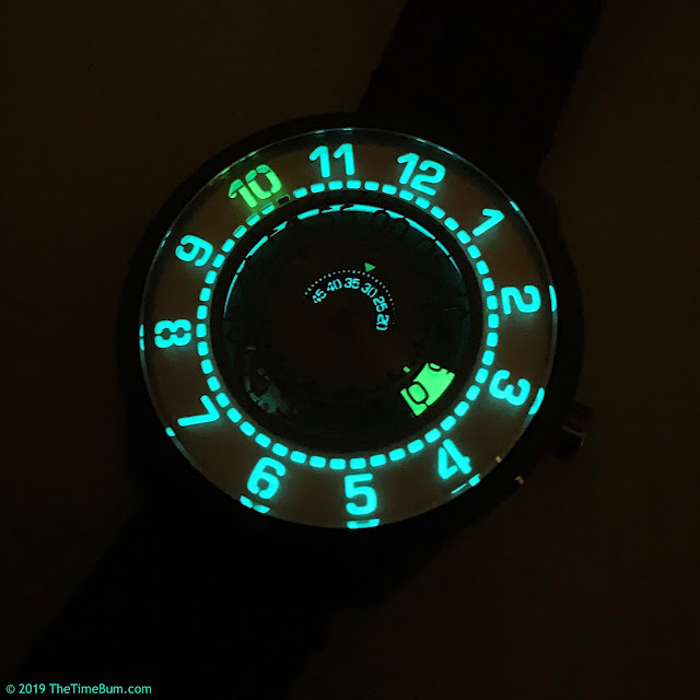 Xeric Cypher Automatic Tritium Silver Green lume